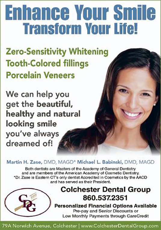 Cosmetic Dentistry in Connecticut at Colchester Dental Group